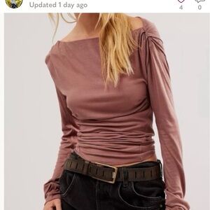 intimately Free People NIGHT WE MET long sleeved top - (olive green or rose)